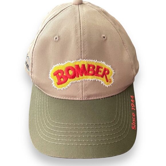Retro YoungAn Bomber Lures Lurenet Tie One On Dad Fishing Hat Cap - Picture 1 of 16